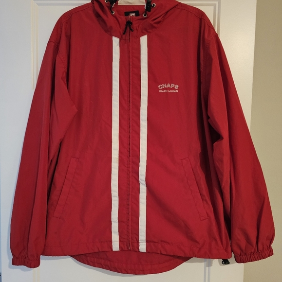 Vintage Ralph Lauren Chaps Men's Windbreaker Jacket with Hood sz medium - Picture 3 of 4
